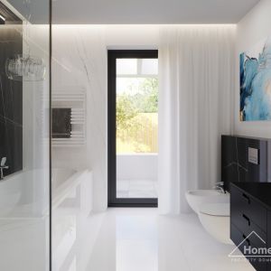 Kolorystyka łazienki idealnie koresponduje z resztą pomieszczeń. Fot. HomeKONCEPT