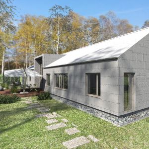Zespół Studio BB architekci zaprojektował dom w formie przypominający stodołę. Fot. BB Architekci