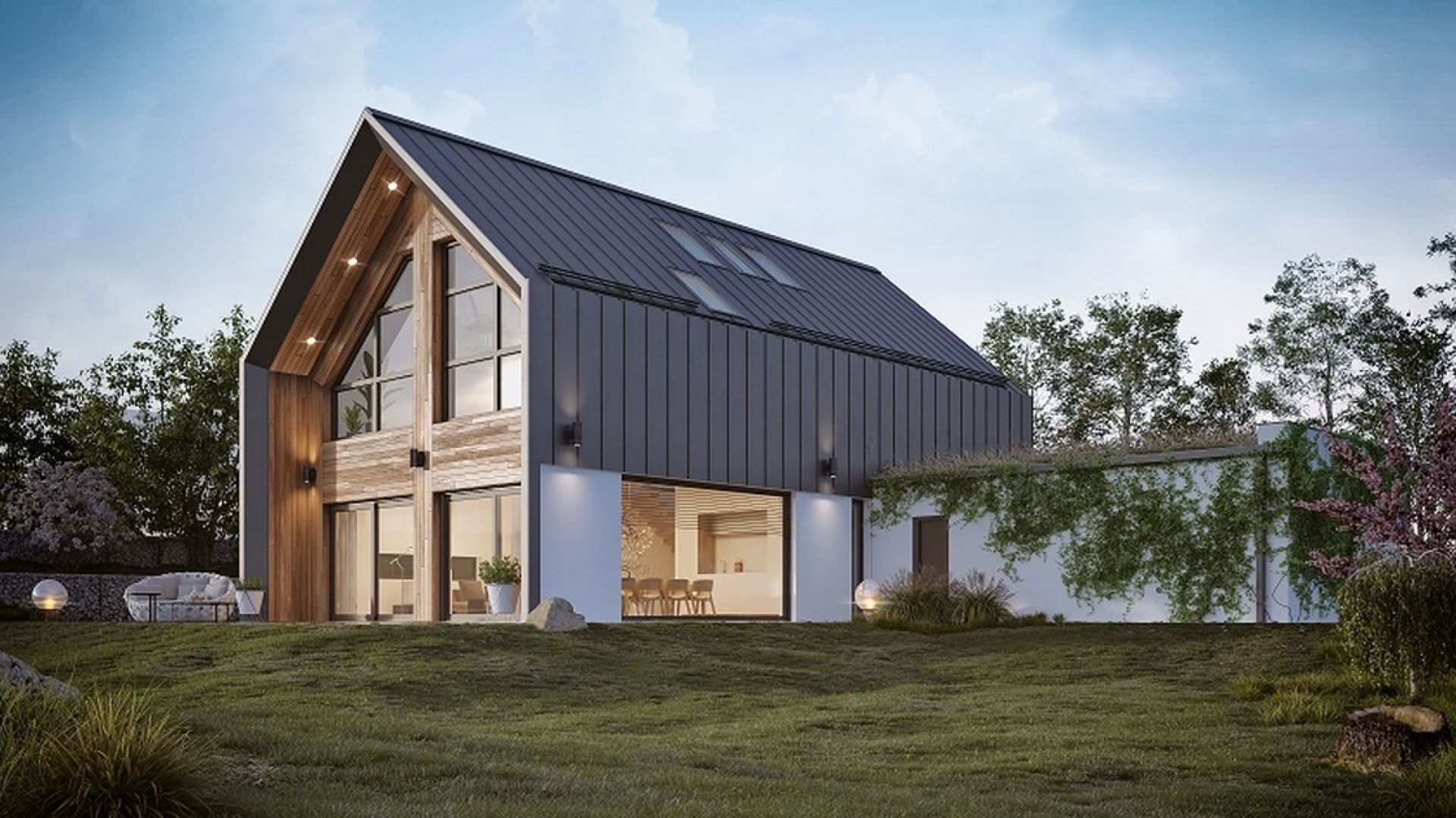 Cena domu zależna jest od wielu czynników – metrażu, założeń projektowych, sposobu organizacji prac budowlanych, cen materiałów. Fot. MULTICOMFORT Saint-Gobain