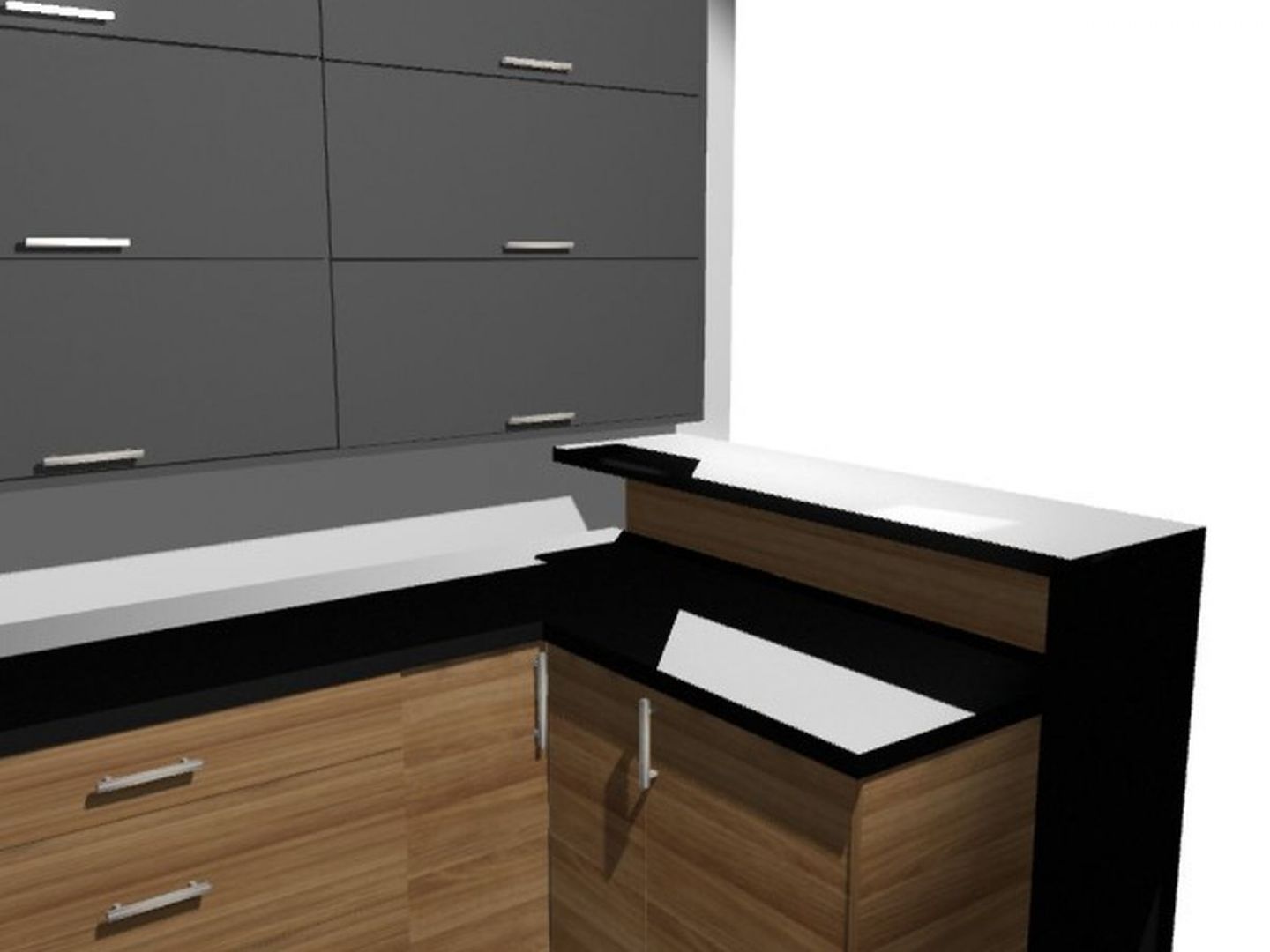 Kuchnie modułowe są najczęściej dużo tańsze od tych wykonywanych na indywidualne zamówienie. Fot. RsDesign