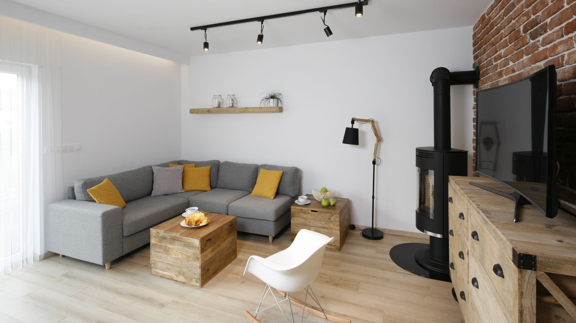 Wnętrze w stylu loft. Projekt: Katarzyna Uszok-Adamczyk. Fot. Bartosz Jarosz