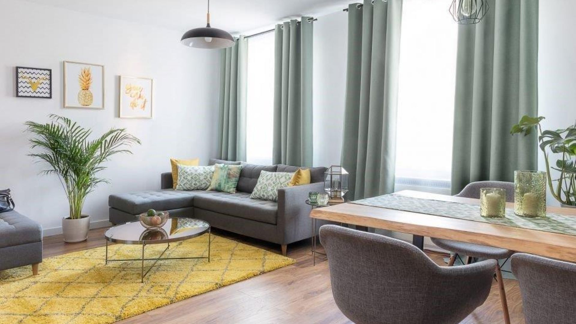 Dywan Royal Mustard Grey. Fot. Dekoria