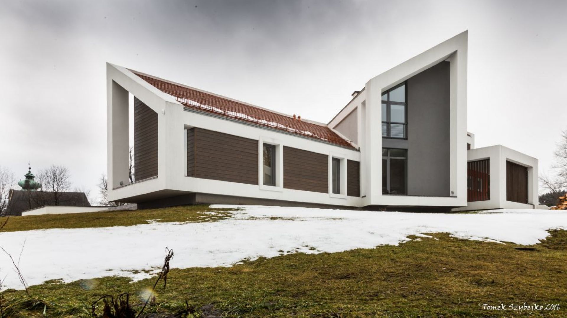 Dom w górach - nowoczesna architektura w naturalnym krajobrazie