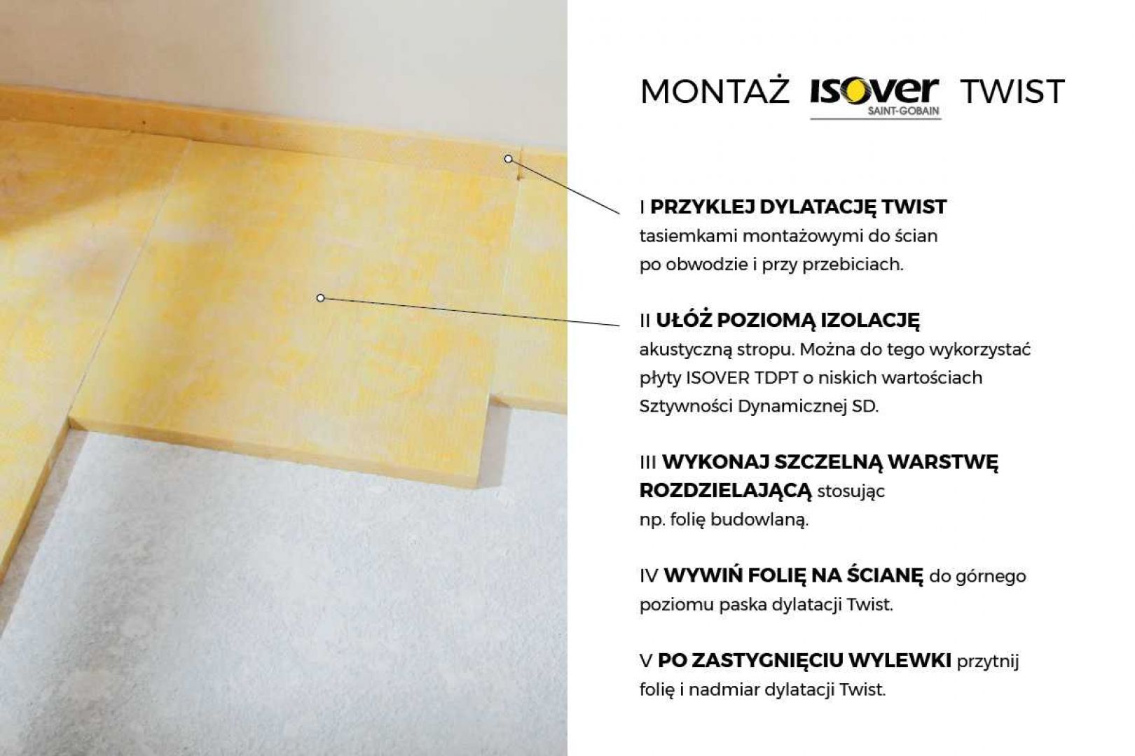 Montaż Isover Twist. Fot. Isover