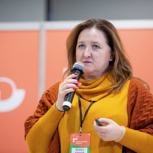 Barbara Łukasiak. Forum Dobrego Designu 2019. Fot. Piotr Waniorek