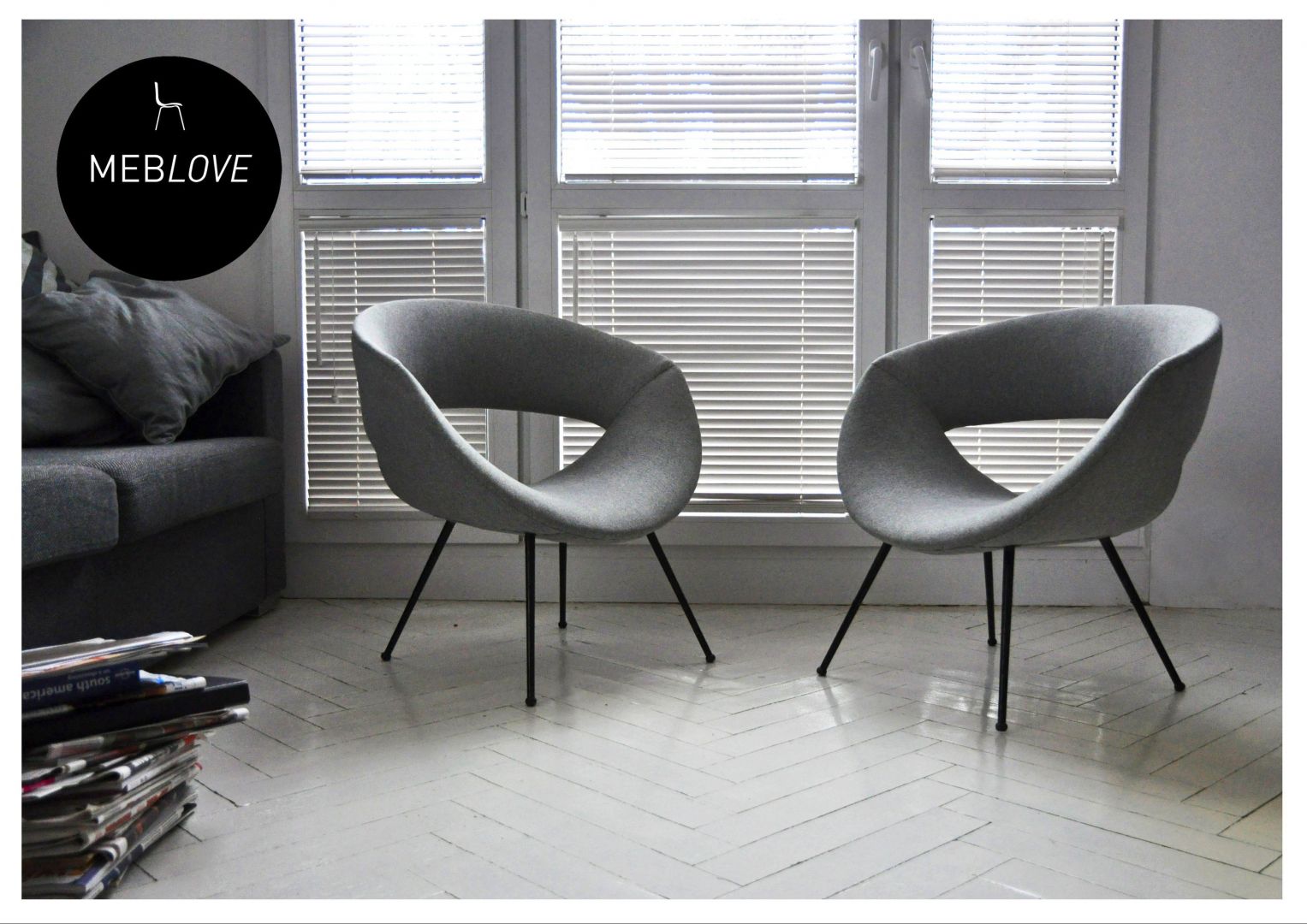 Designerskie fotele projektu Meblowe to odnowione modele sprzed lat. Fot. Archiwum projektanta