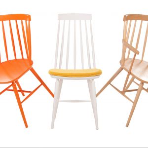 Krzesło "Antilla" w soczystym pomarańczowym kolorze. Fot. Paged Meble