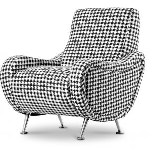 Modernistyczna forma fotela "Amarillo" ociepli wnętrza minimalistyczne lub urozmaici klasyczne aranżacje. Fot. Customform