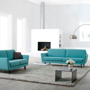 Sofa "Rucola" w turkusowym kolorze. Fot. Sits