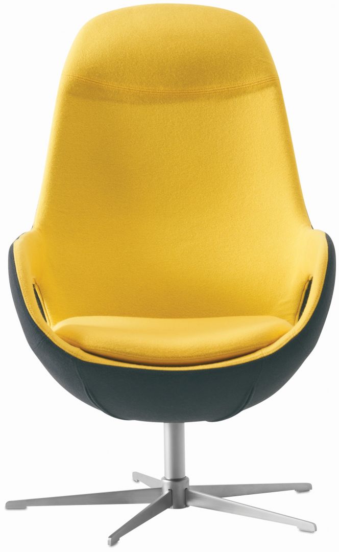 Soczyście żółty fotel z oferty BoConcept. Fot. BoConcept