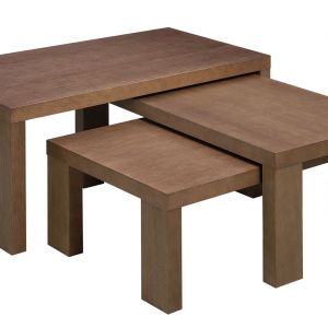 Stolik "Trio" marki Paged Meble składa się z trzech stolików o różnych wymiarach. Fot. Paged Meble
