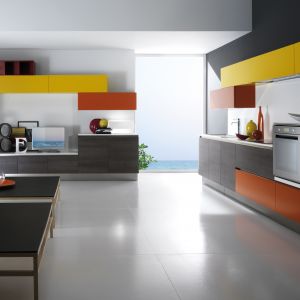 "Elba" marki Biefbi - takie mocne kolorystyczne akcenty  są modne m.in. w kuchni. Fot. Biefbi