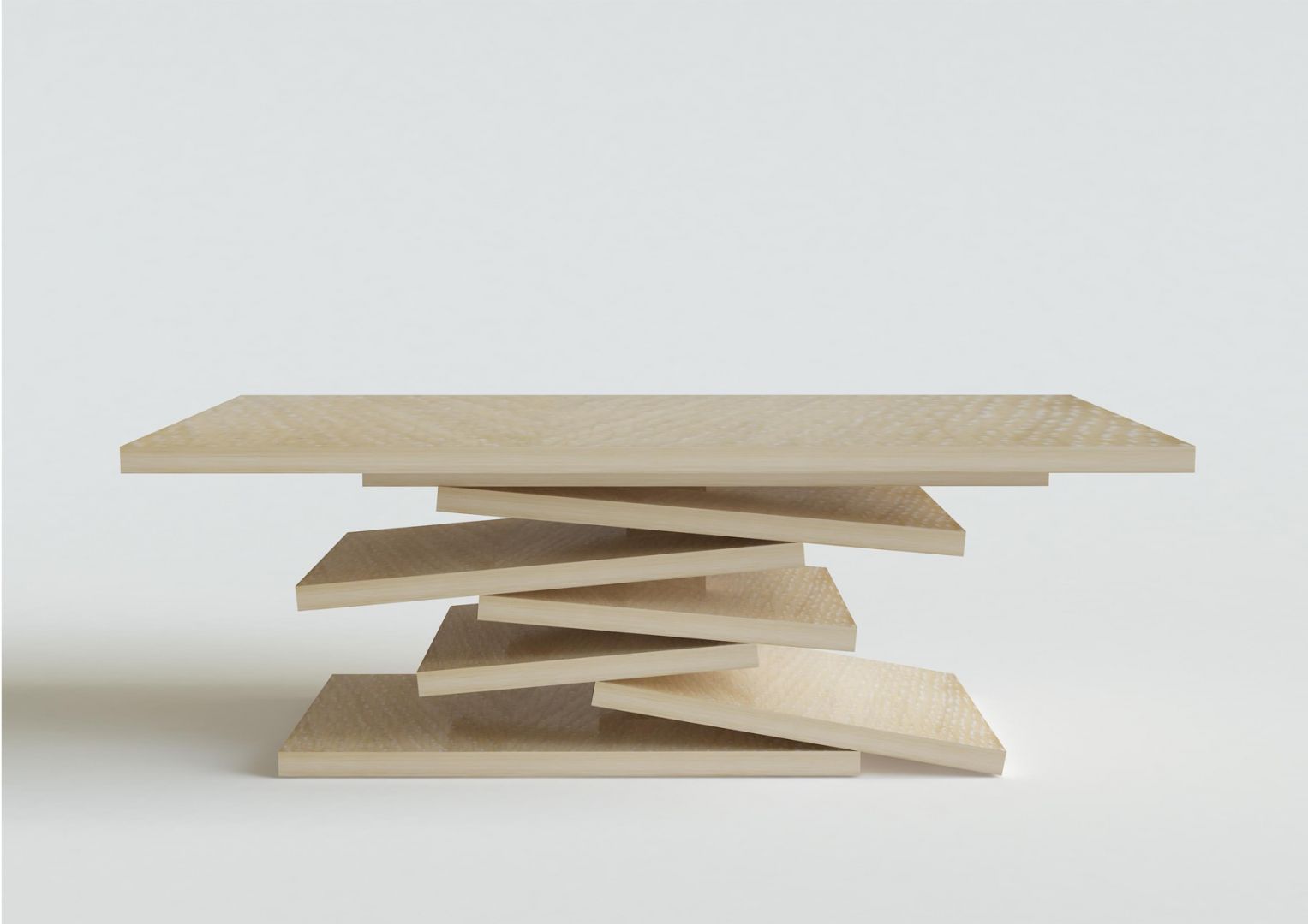 Drewniany stolik zaprojektowany przez Iwonę Kosicką
Fot. Archiwum projektantki