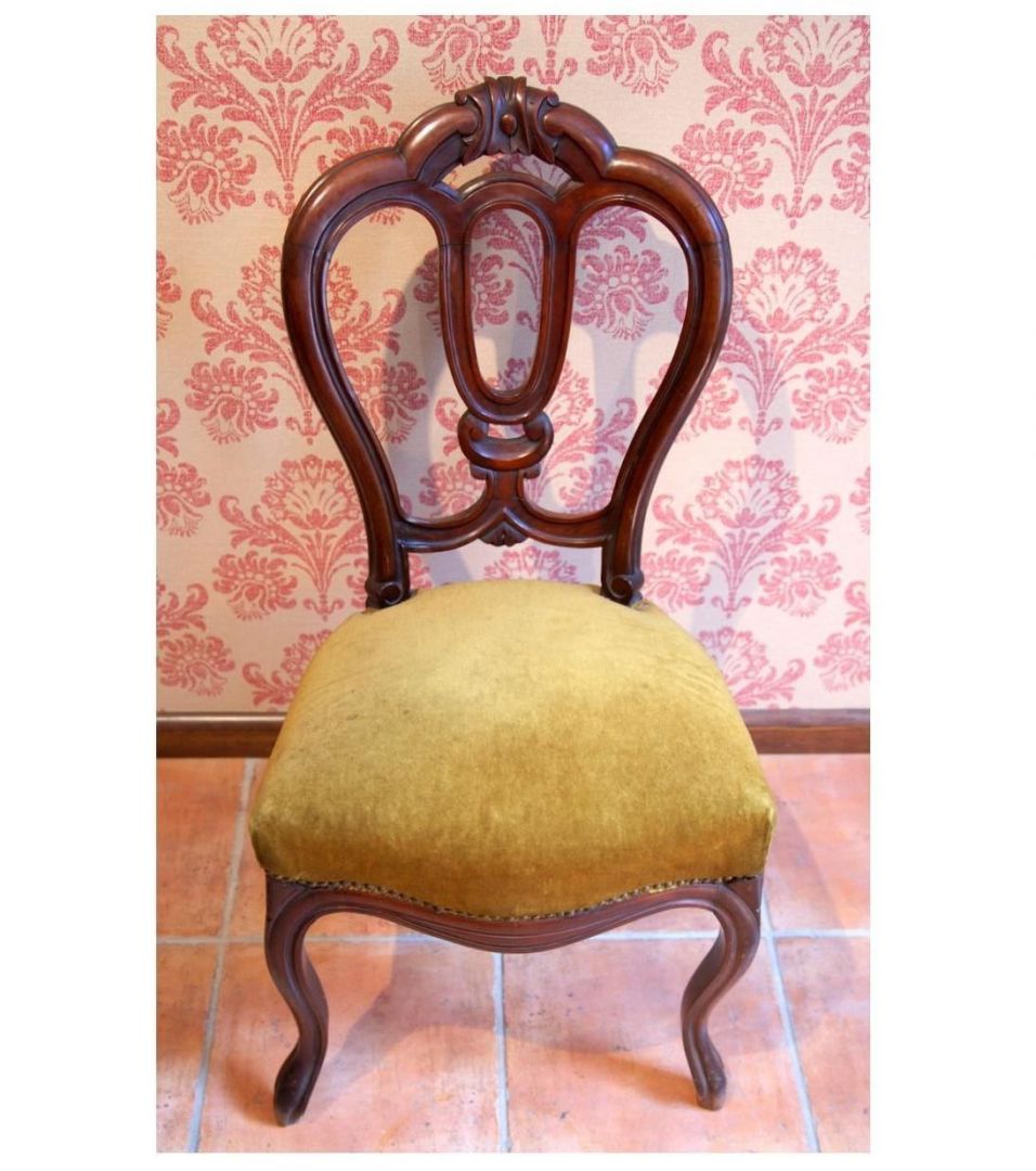 Krzesła w stylu Ludwik Filip z końca.XIXw., drewno mahoń 
Fot. Starych Mebli Czar