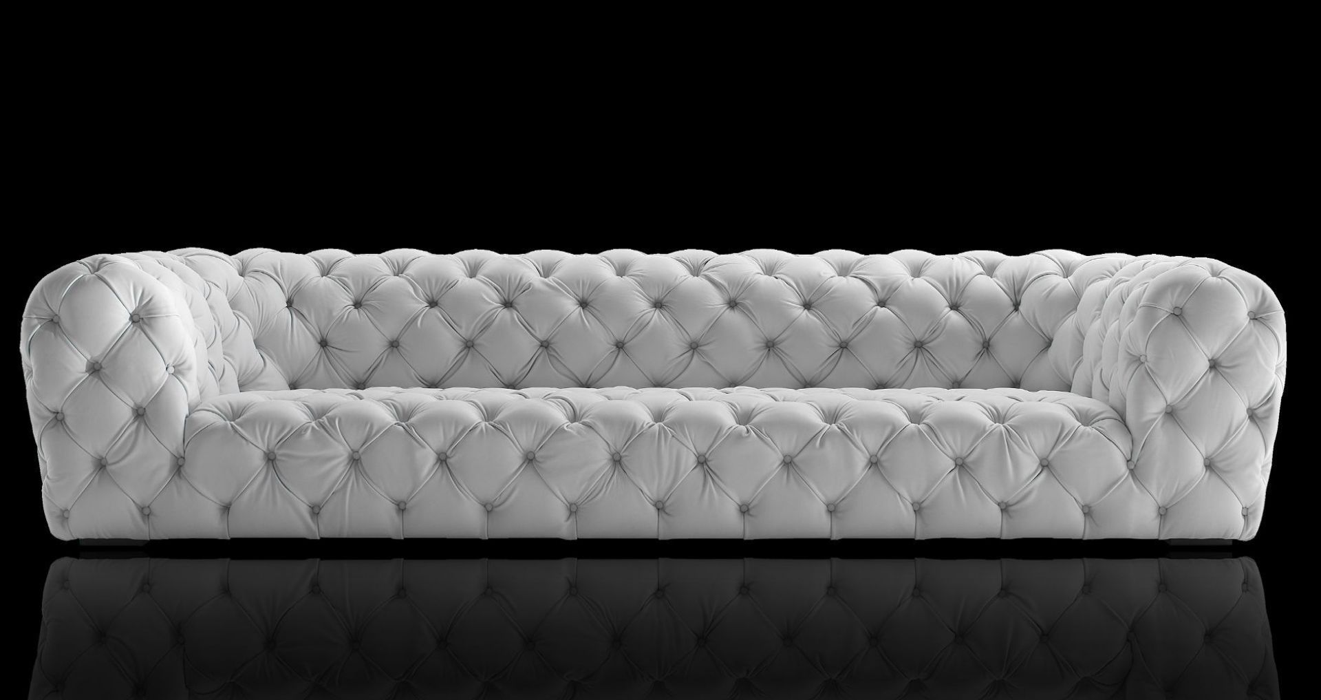 Pikowana klasyczna sofa 