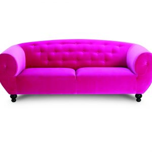 Sofa "Marilyn" dostępna jest w ciekawych, soczystych kolorach. Fot. Sits
