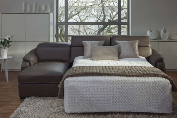 Meble tapicerowane z funkcją spania to najczęściej wybierany przez Polak&oacute;w model mebli wypoczynkowych. Taki wyb&oacute;r podyktowany jest niewielką powierzchnią mieszkań oraz chęć posiadania dodatkowego miejsca spania dla gości. Wy