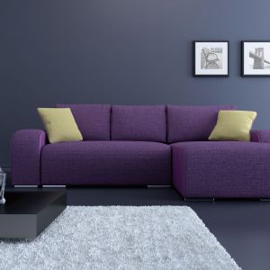 Sofa Rock Lux to narożnik z dużą powierzchnią spania i pojemnikiem na pościel. Fot. BRW