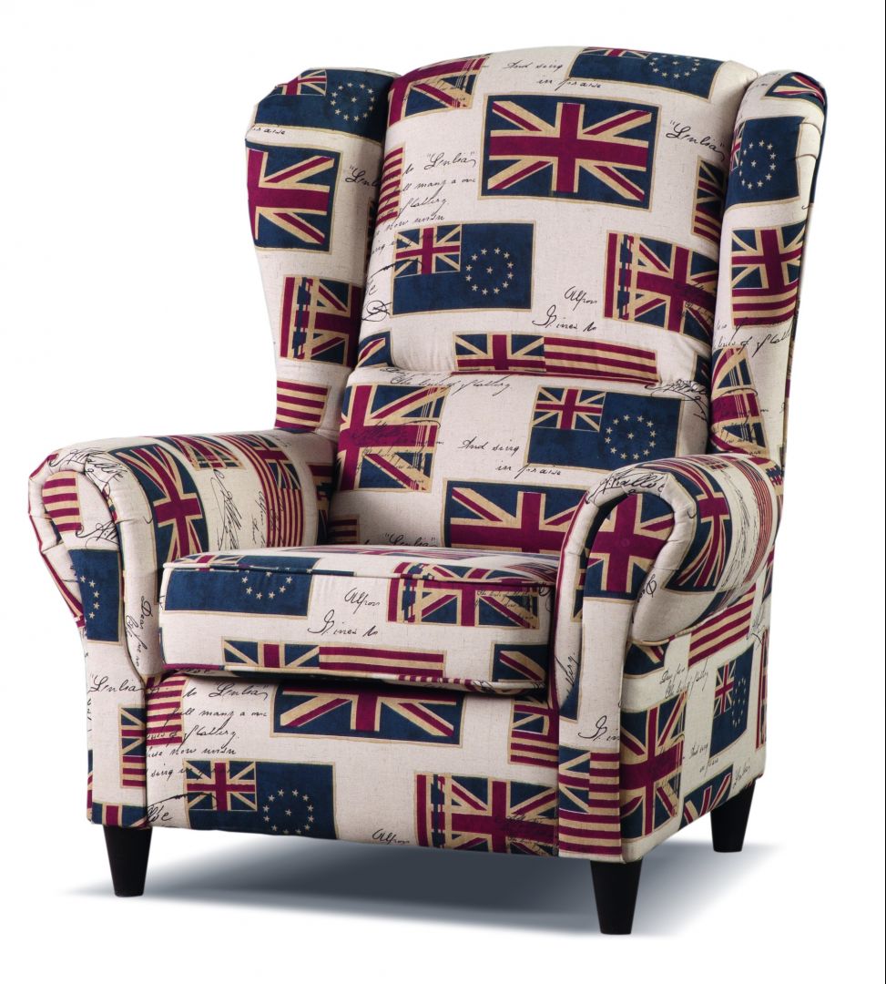 Компьютерное кресло с британским флагом хофф