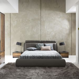 Sypialnia "Fini" to kwintesencja stylu modern. Lekkie w formie i jednocześnie bardzo eleganckie łóżko wprowadzi do sypialni całkiem nowy klimat. Fot. Black Red White