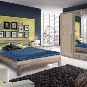 Sypialnia Malvagio to połączenie stylistycznej prostoty i klasyki – masywne nogi łóżka podkreślają wrażenie solidności i trwałości.
sypialnia meble do sypialni. Fot. Forte
