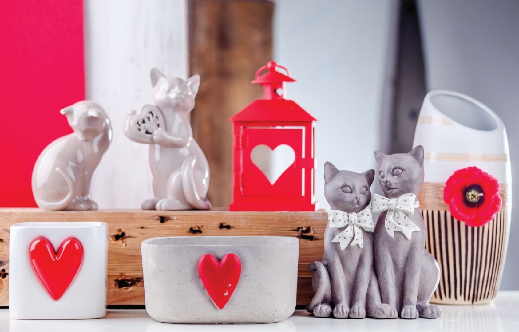 Kolekcja walentynkowa marki Home&You to urocze latarenki, ale też motywy zakochanych zwierząt. Fot. Home&you
