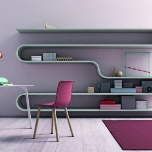 Półki na książki Novamobili Wave. Fot. Go Modern Furniture 