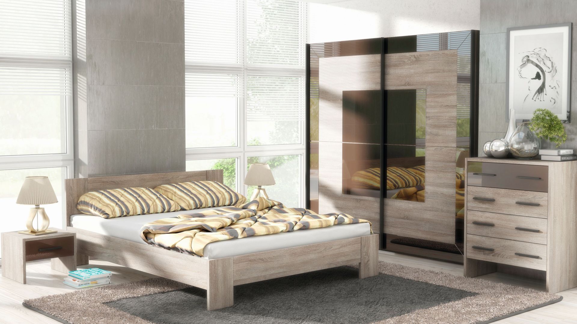 Łóżko z drewna. 10 pomysłów na modną sypialnię 