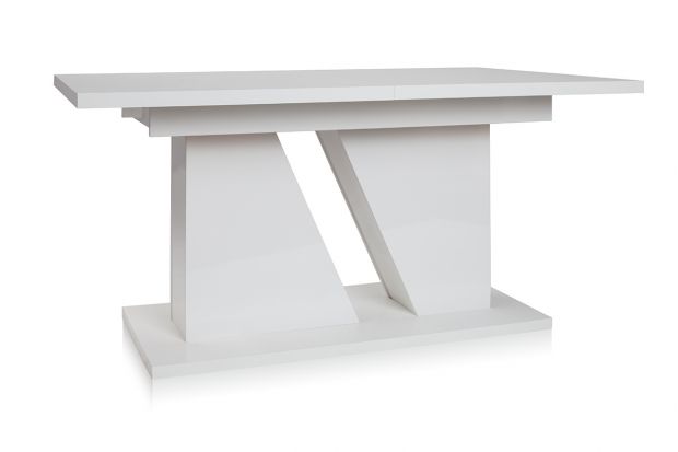 Wyrafinowany design stołu, który pozwala na dopasowanie go do wnętrz minimalistycznych, jak i tych przesyconych bogatymi kolorami i formami.
