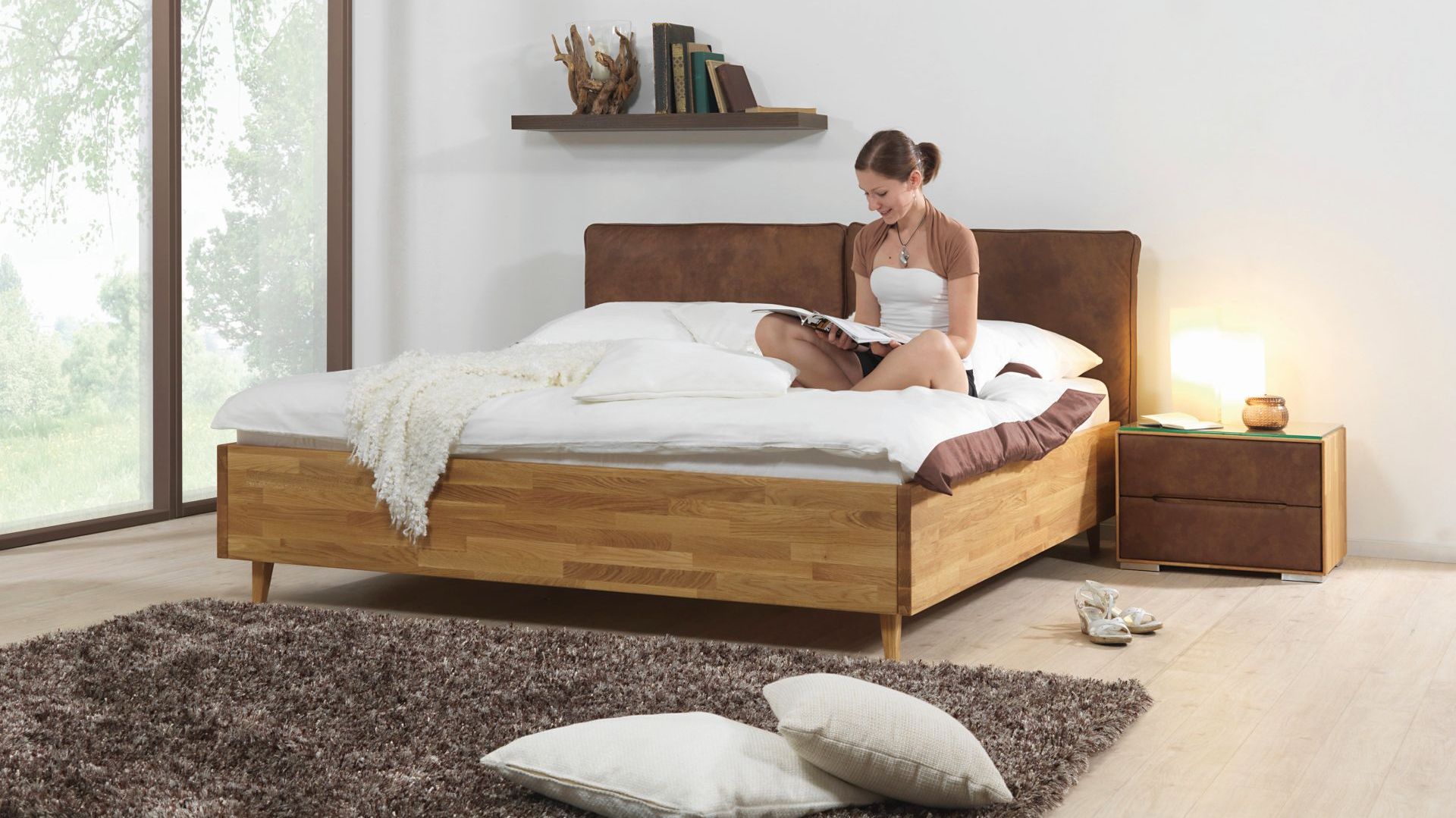 Drewniane łóżko. 10 najpiękniejszych modeli 