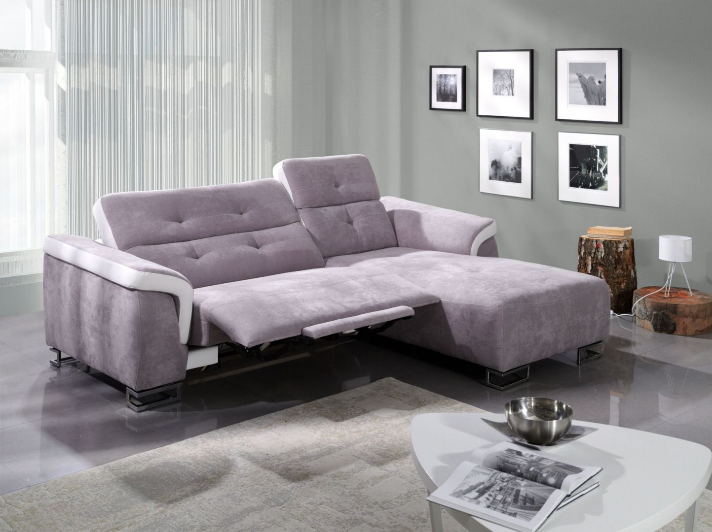 Sofa Amber marki Benix komfortowo się rozkłada, dzięki temu można się na niej wygodnie wypocząć. Cena: ok 4.614 zł. Fot. Benix