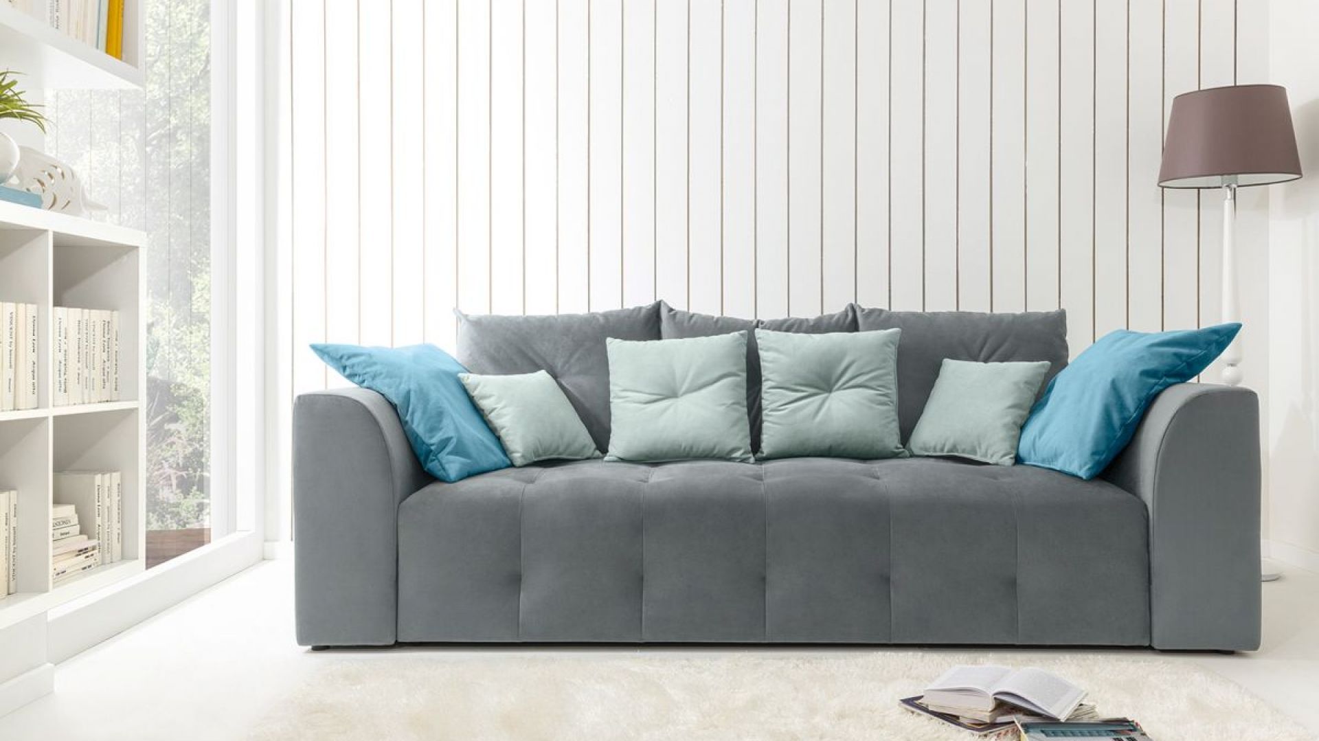 10 sposobów na szarą sofę. Zobacz je wszystkie
