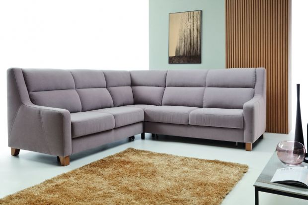 Wygodna, komfortowa sofa inspirowana współczesnym designem.