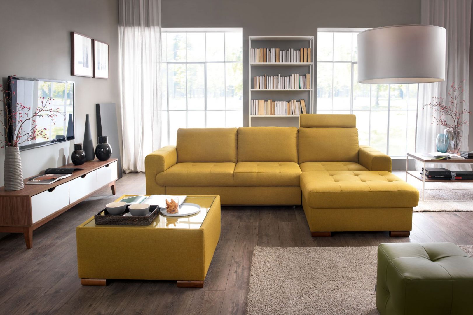 Taboo to sofa o wesołej i energetycznej barwie. A do tego bardzo wygodna. Fot. Wajnert