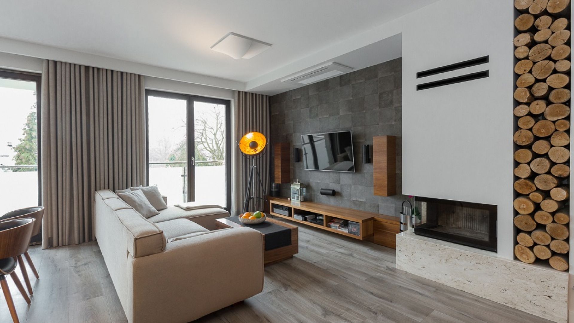 Apartament w kolorach ziemi. Projekt: Archissima