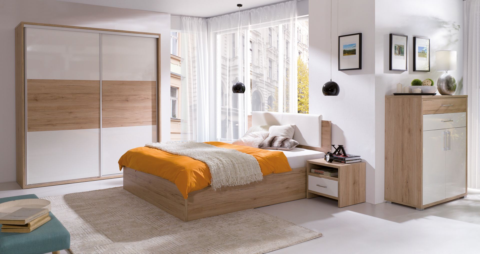 Pola to kolekcja minimalistycznych mebli do sypialni. Fot. Wajnert