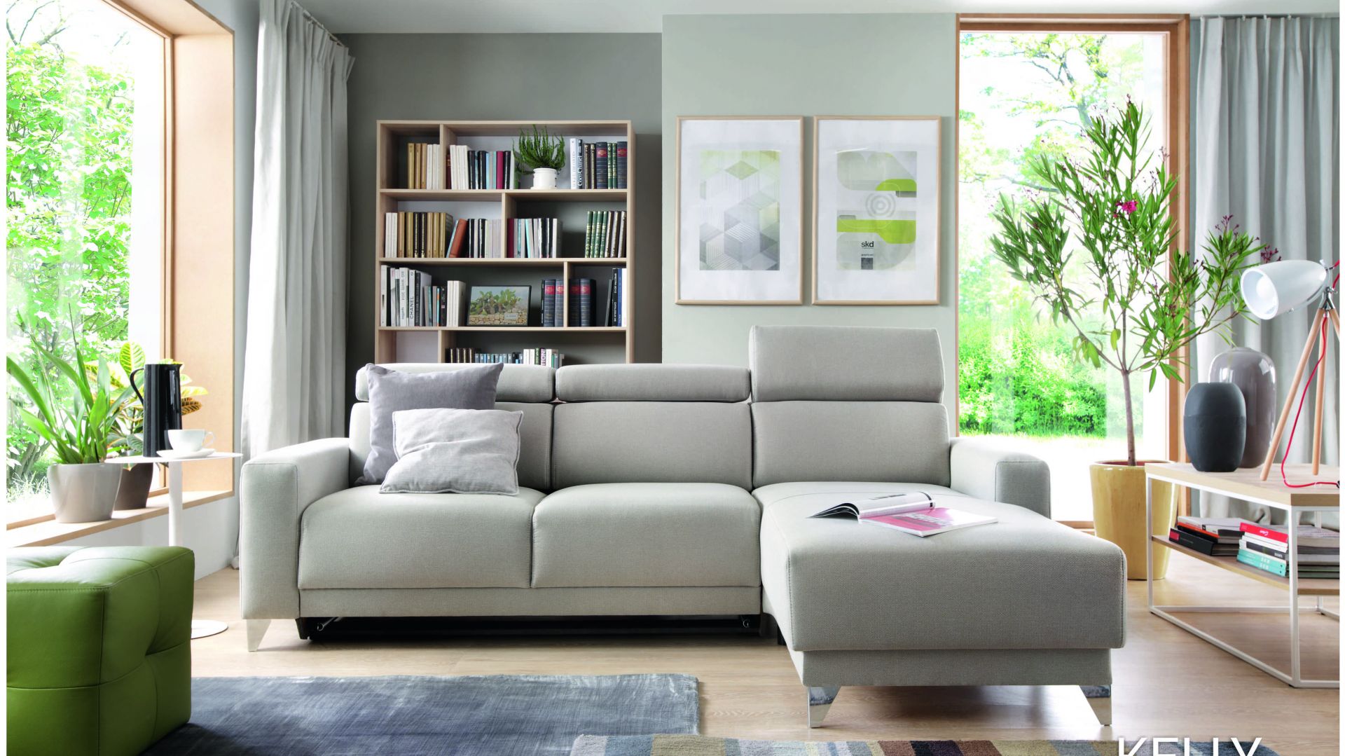 Sofa w salonie. 10 pięknych modeli z funkcją relaksu