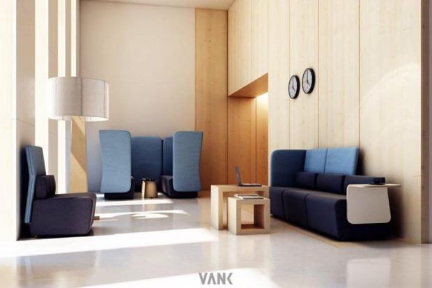 Stworzone przez architektów, produkty marki Vank odznaczają się najwyższą jakością i funkcjonalnością, w połączeniu z niebanalnym wzornictwem. W ofercie nowej marki, znajdziemy m.in. stoły z regulacją wysokości czy mobilne ścianki.