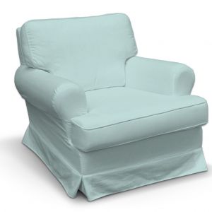 Pokrowiec na fotel to szybki i skuteczny sposób na zmianę koloru mebli w salonie. Fot. Dekoria.pl