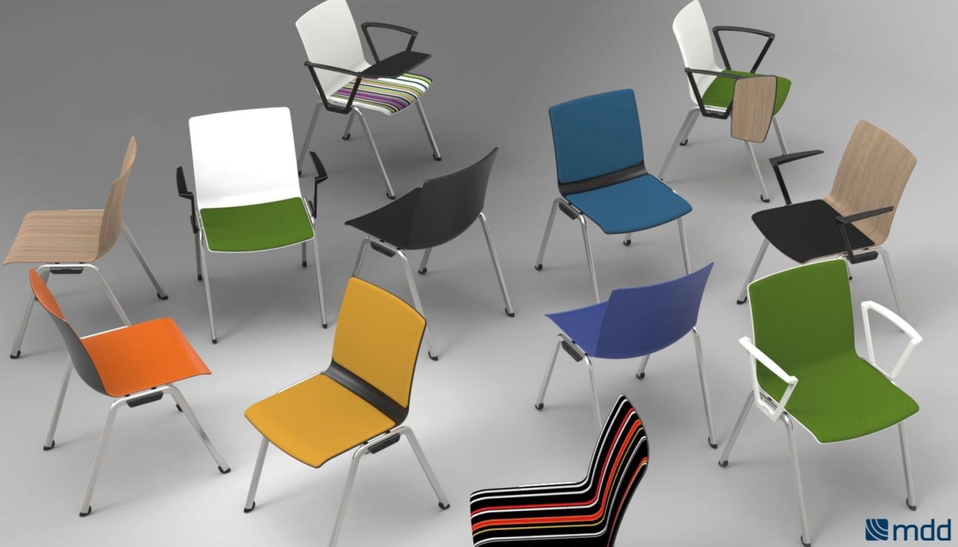 Krzesła Shila marki MDD. Fot. Everspace