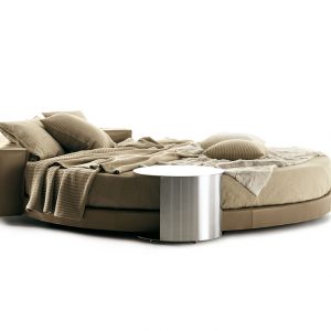 Okrągłe łóżko Glamour. Fot. Mood-Design