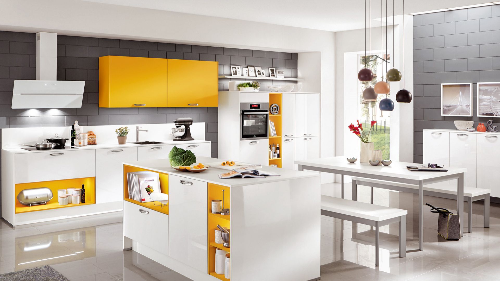 Meble w kuchni - jak ożywić minimalistyczne wnętrze kolorem