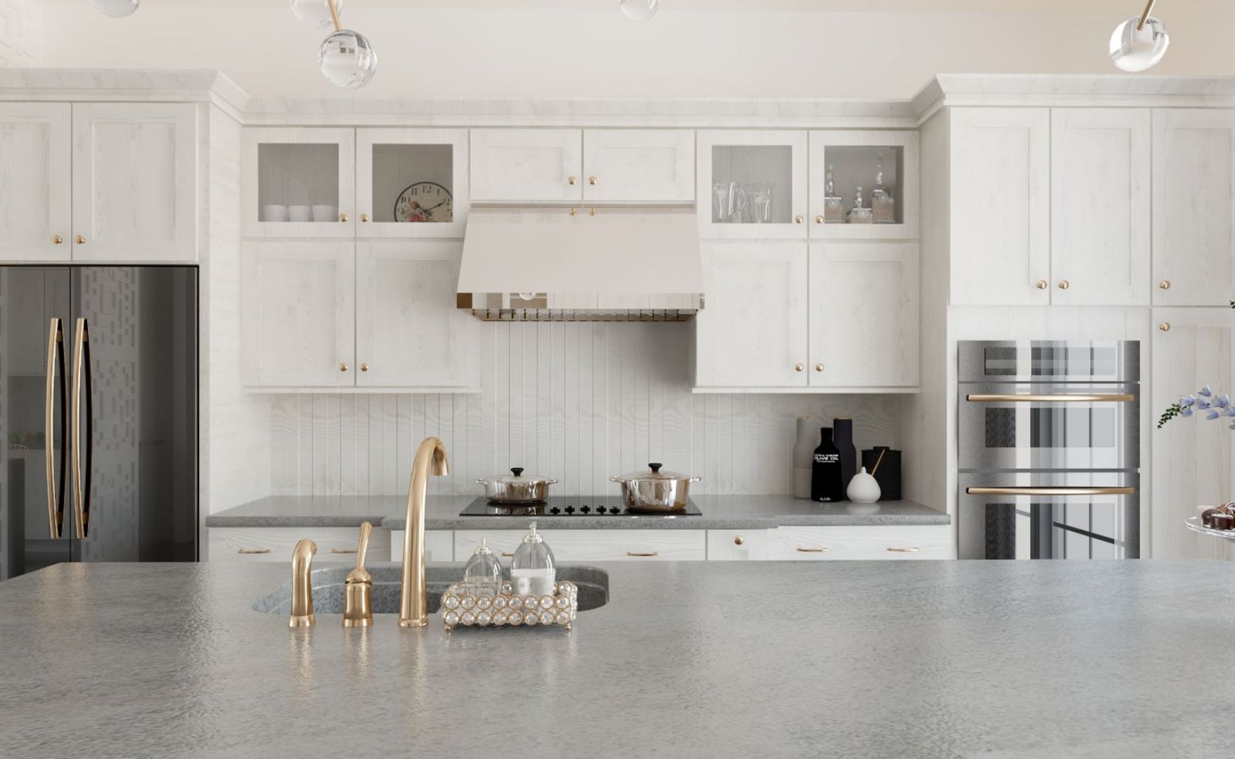 Biała kuchnia w klasycznym stylu. Fot. Home Concept