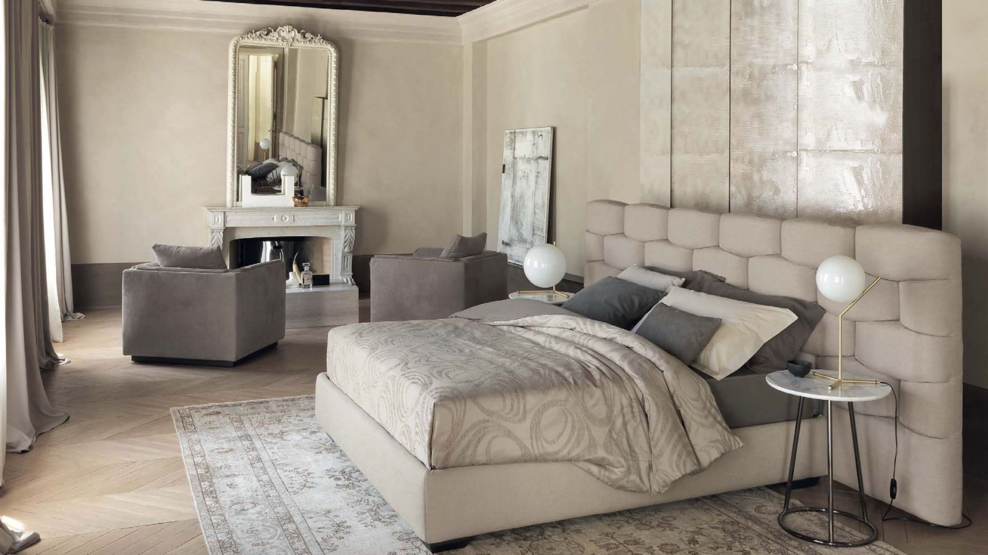 Łóżko z wysokim zagłówkiem - wyjątkowy komfort w sypialni