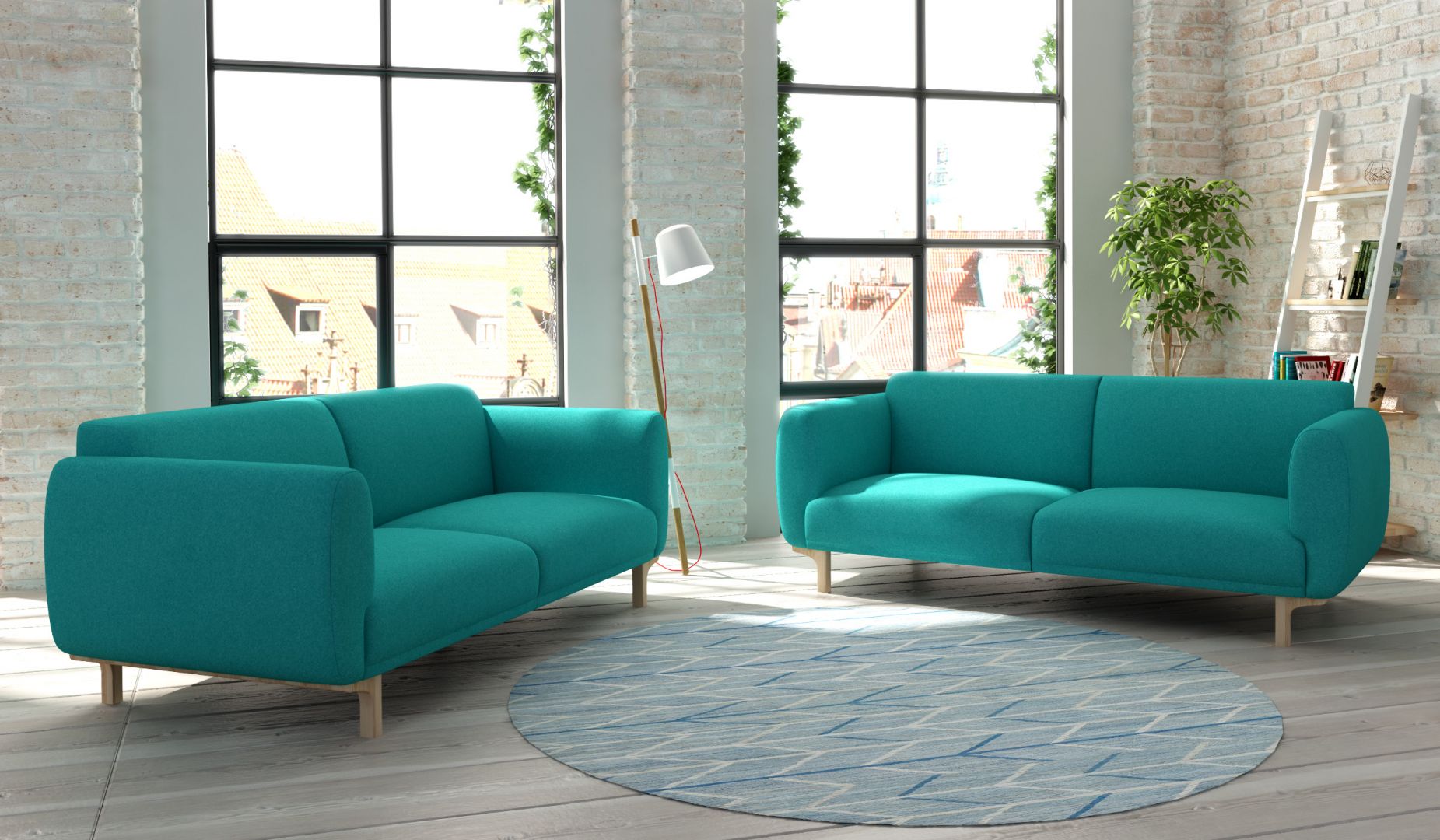 Bliźniacze sofy z serii Enna. Fot. Adriana Furniture