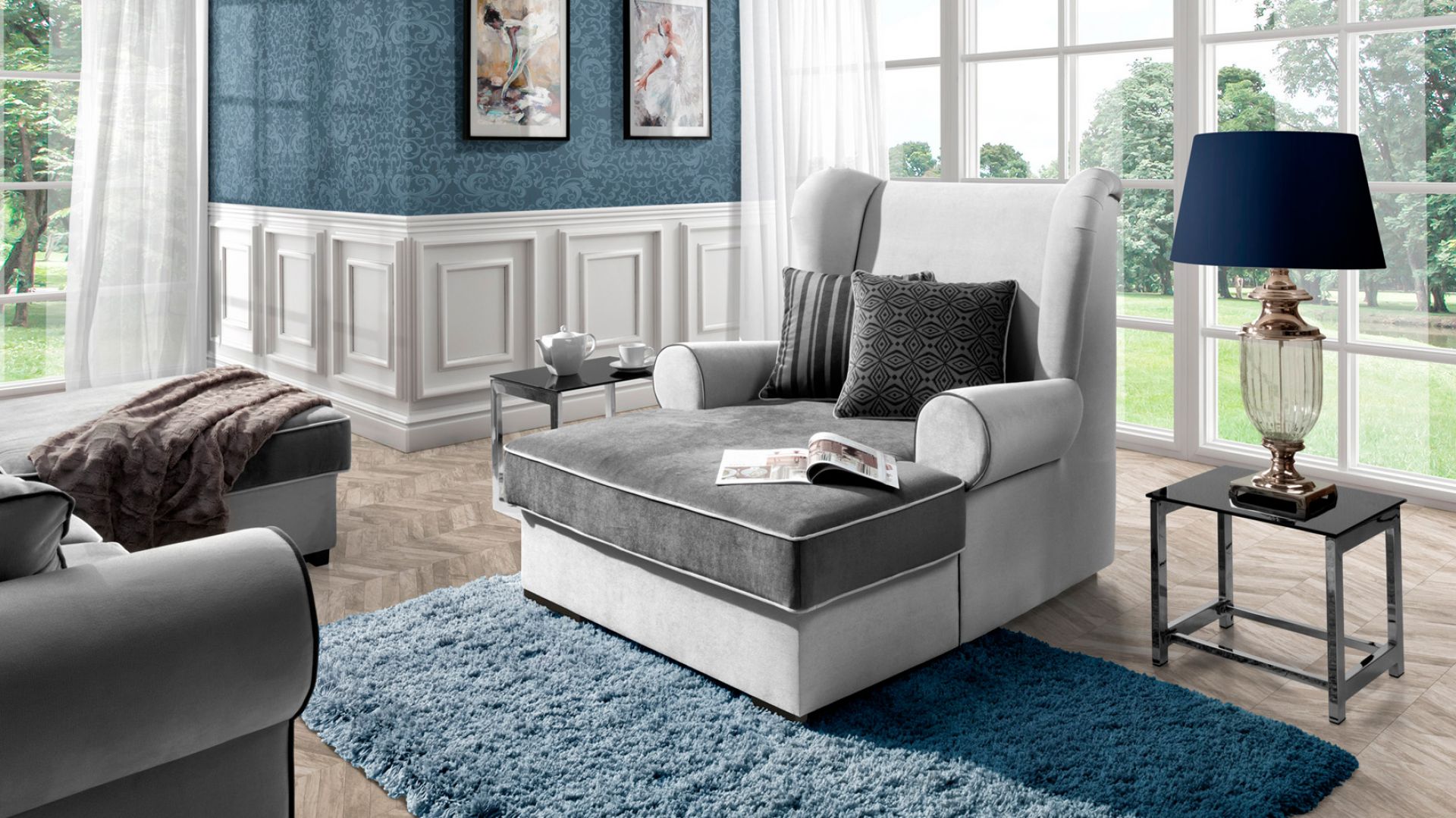 Fotele tapicerowane - niezbędnik komfortowego salonu