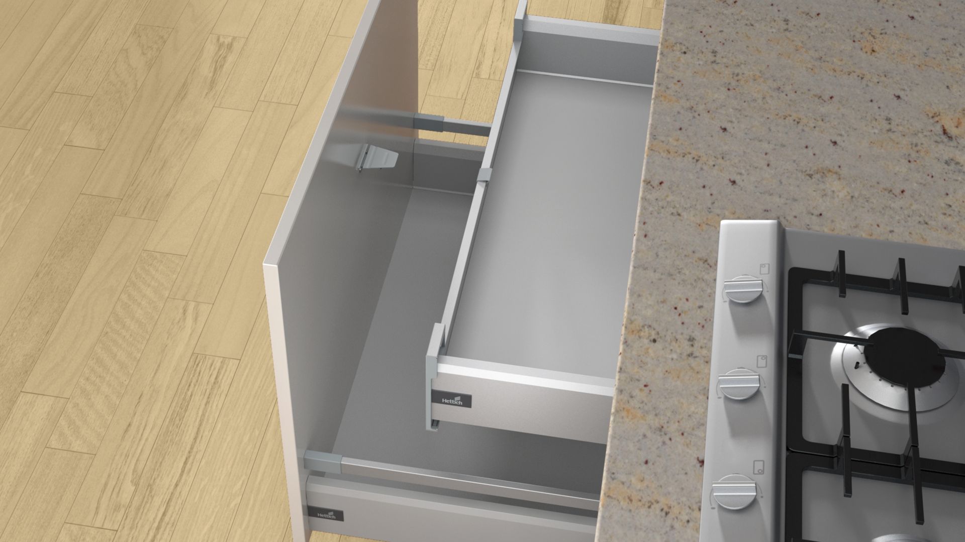 Jak poprawić funkcjonalność szuflady wewnętrznej w kuchni?