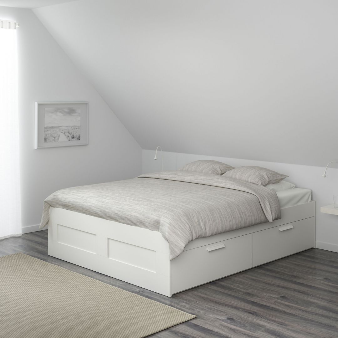 Łóżko Brimnes. Fot. IKEA