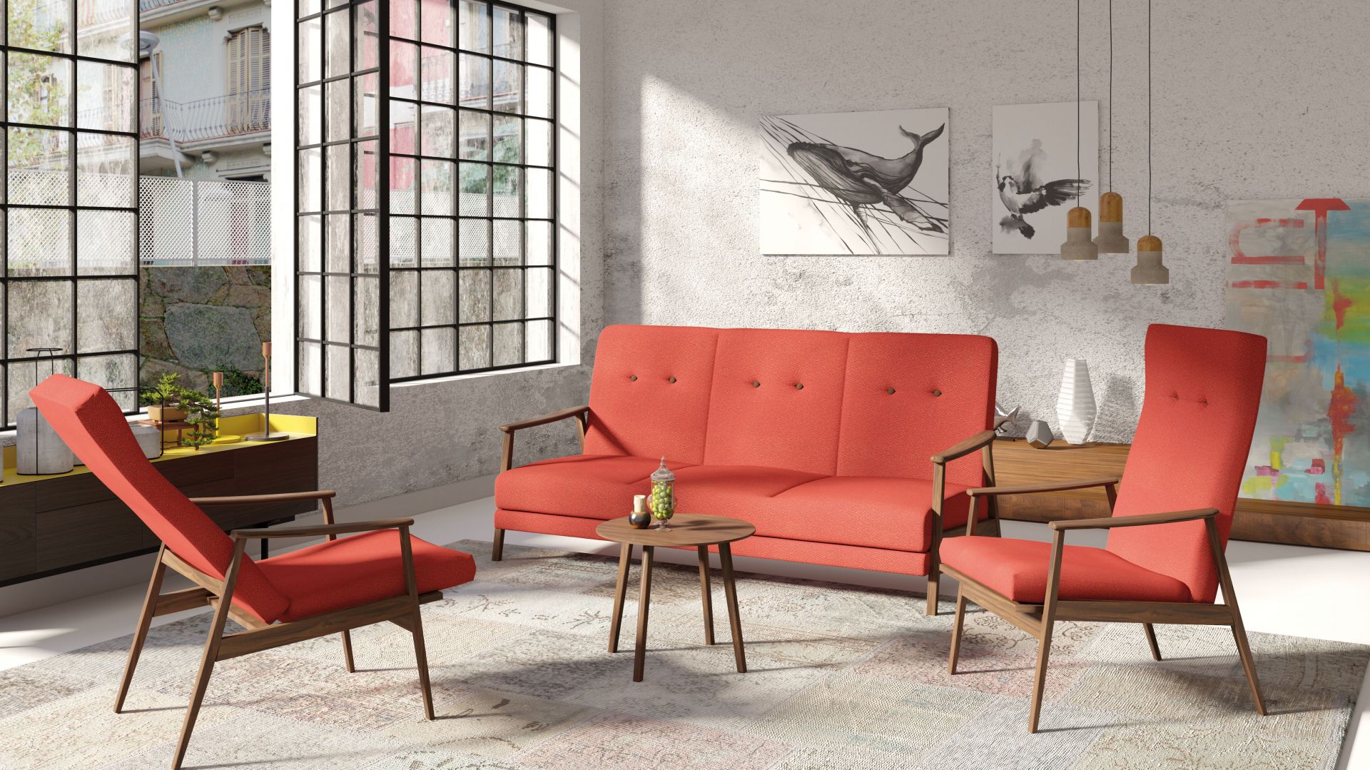 Sofy i fotele inspirowane latami 60. - wybierz styl retro
