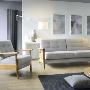 Sofa i fotel z kolekcji "Olaf" firmy Gala Collezione. Fot. Gala Collezione